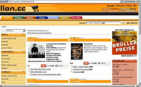 buch.de neuer Betreiber von lion.cc