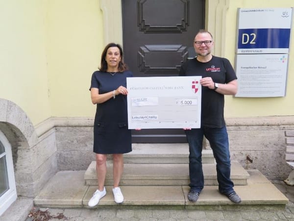 Letsplay4Charity sammelt über 19.000 Euro mit zwei Spenden-Streams