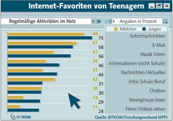 Internet aus Jugendalltag nicht wegzudenken
