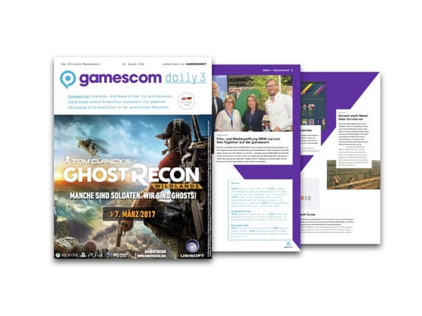 gamescom daily 3 als Livepaper lesen