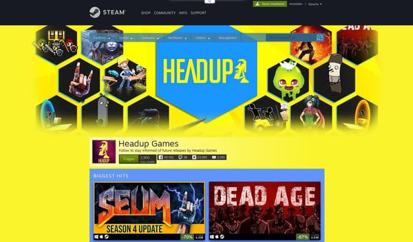 Headup mit Steam-Sale