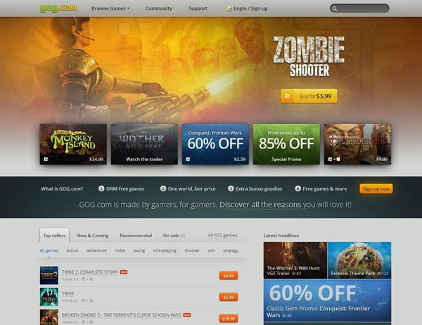 Good Old Games bietet Geld-zurück-Garantie