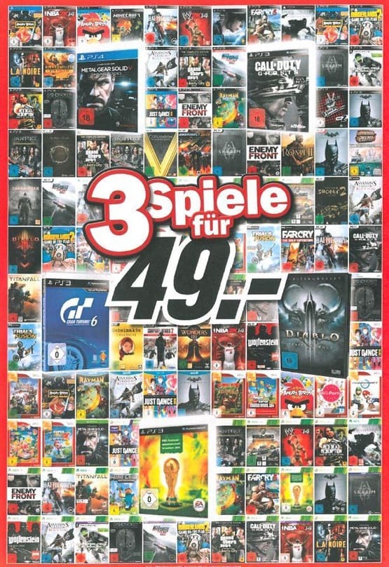 Media Markt verkauft "3 für 49"