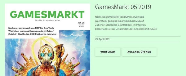 GamesMarkt 05: Neue Ausgabe verfügbar!