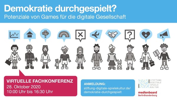 Sascha Lobo hält Keynote auf Fachkonferenz "Demokratie durchgespielt?"