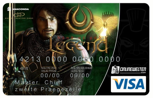 Kreditkarte zu "Legend: Hand Of God" erhältlich