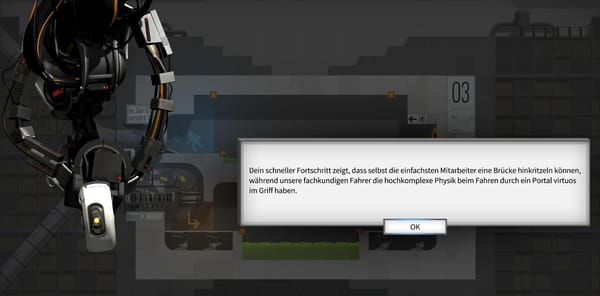 Rückkehr von GLaDOS-Sprecherin in "Bridge Constructor Portal"