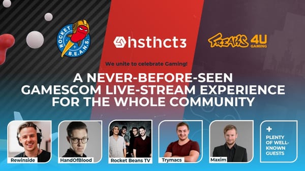 Freaks 4 U, Instinct 3 und Rocket Beans einen sich zur gamescom-Allianz