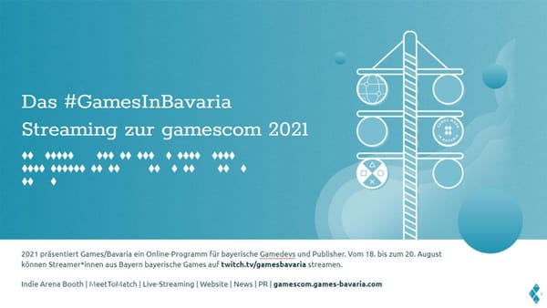 Games/Bavaria veranstaltet Pre-gamescom-Stream