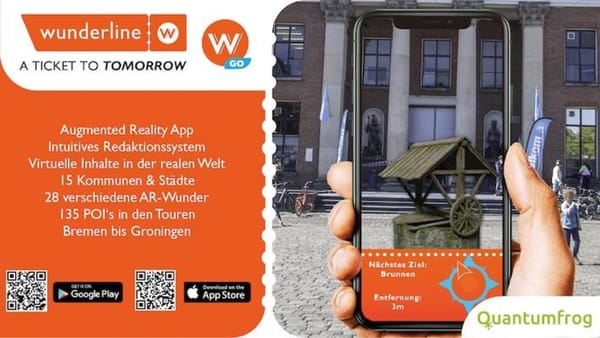 "WunderlineGo": Quantumfrog bringt Schnitzeljagd-AR-App