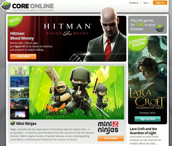 Square Enix spielt mit Core Online im Browser