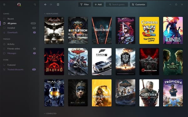 GOG Galaxy 2.0 vereint Game-Launcher