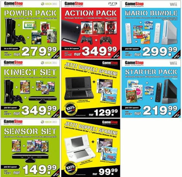 GameStop: "Konsolenkult"-Aktion mit Bundles für jeden Geschmack
