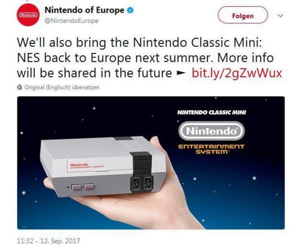 NES Classic wird neu aufgelegt