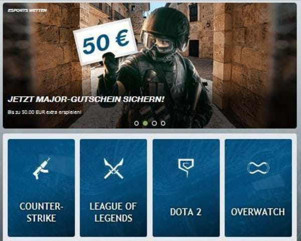 Bet-at-home führt eSports-Wetten ein