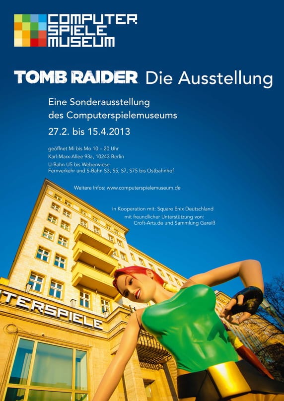 Sonderausstellung "Tomb Raider" in Berlin