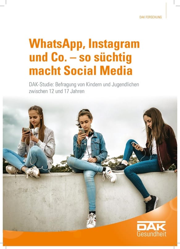 DAK: Social-Media-Konsum bei 2,6 Prozent aller Jugendlichen bedenklich