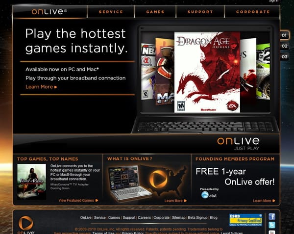 OnLive bilanziert erfolgreichen Start
