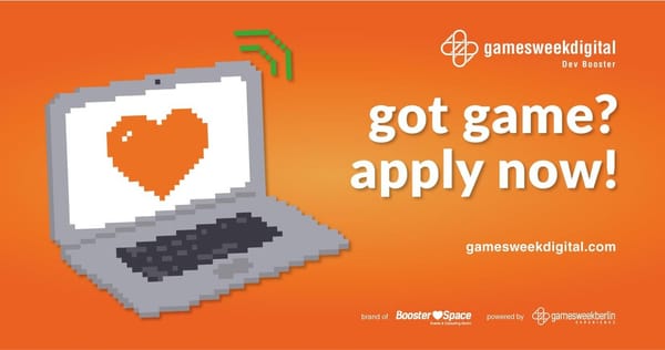 Startschuss für den gamesweekdigital: Dev Booster