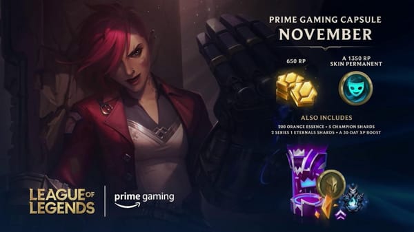 Amazon Prime Gaming und Riot Games schließen Partnerschaft