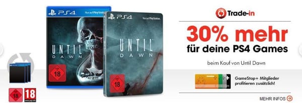 GameStop bietet "Until Dawn"-Bonus