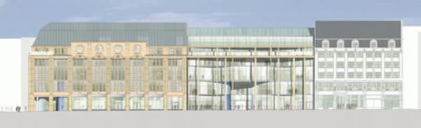 Karstadt baut in Leipzig Warenhaus