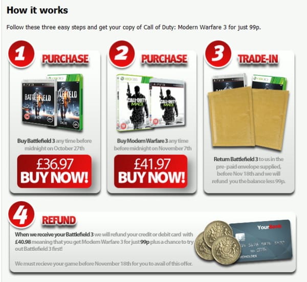 UK: GameStop verkauft "Modern Warfare 3" für 99 Pence