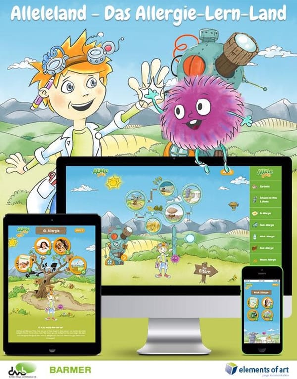 Elements of Art entwickelt Online-Lernwelt für DAAB und Barmer