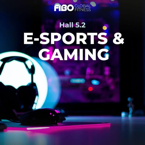 Fitnessmesse FIBO mit E-Sport- und Gamesbereich