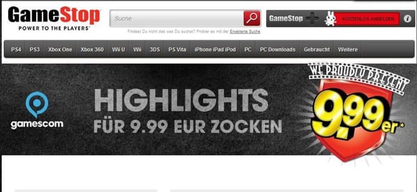 Messe-Highlights werden GameStop-"9,99er"