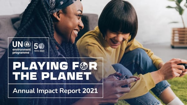 Playing for the Planet Alliance veröffentlicht Jahresbericht