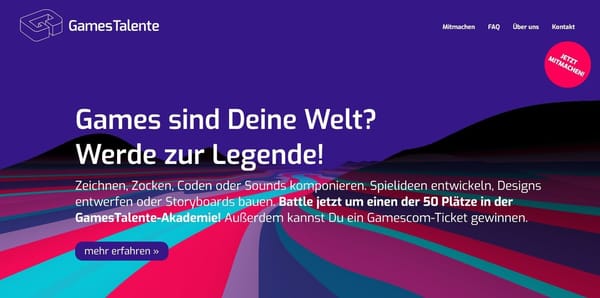 Bundesweiter Wettbewerb sucht Games-Talente