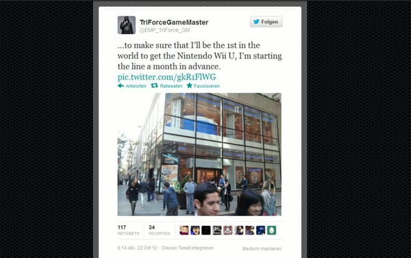 Kurios: Erster Kunde wartet in Wii-U-Schlange