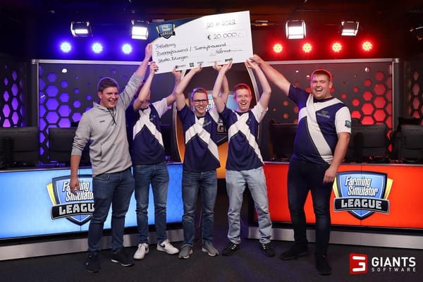 Trelleborg gewinnt Weltmeisterschaft in der Farming Simulator League