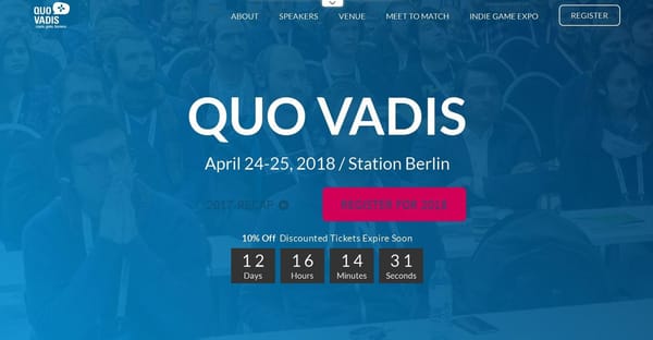 Quo Vadis startet Anmeldephase für Indie Game Expo