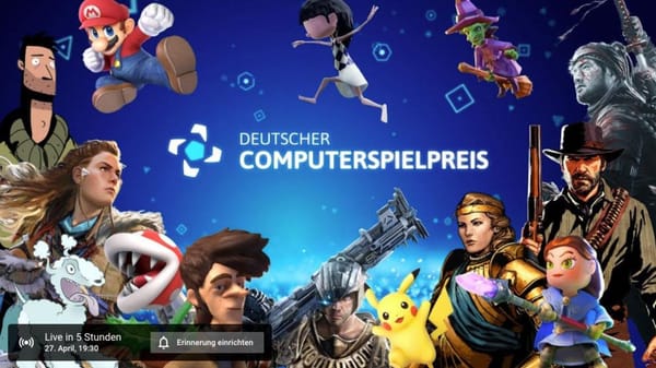 Deutscher Computerspielpreis: Countdown läuft