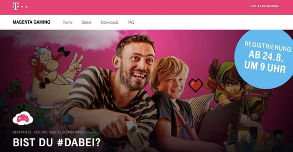 Telekom startet Cloud Gaming Service