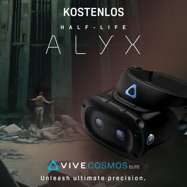 HTC bundelt VIVE Cosmos Elite mit "Half-Life: Alyx"