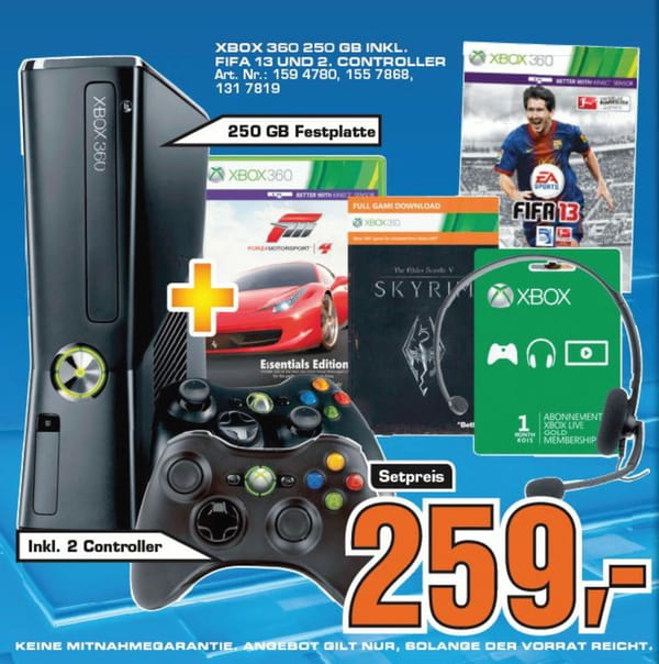 "FIFA 13"-Xbox-Bundle bei Saturn