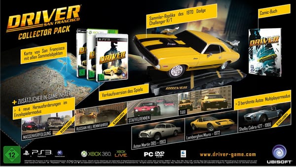 Ubisoft spendiert "Driver"-Fans Sammlerausgabe und Vorbestellboni