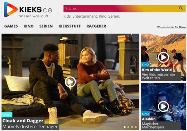 ad|cowa startet Kinderportal "Kieks.de"