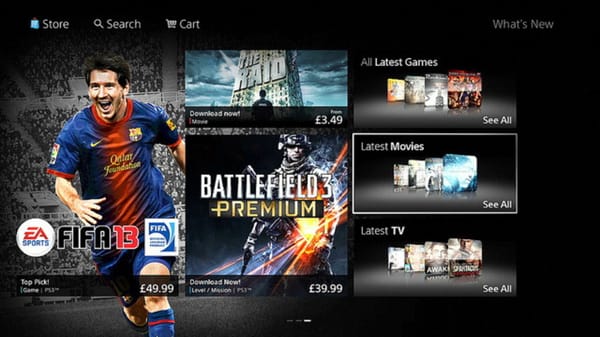 Neuer PlayStation Store online