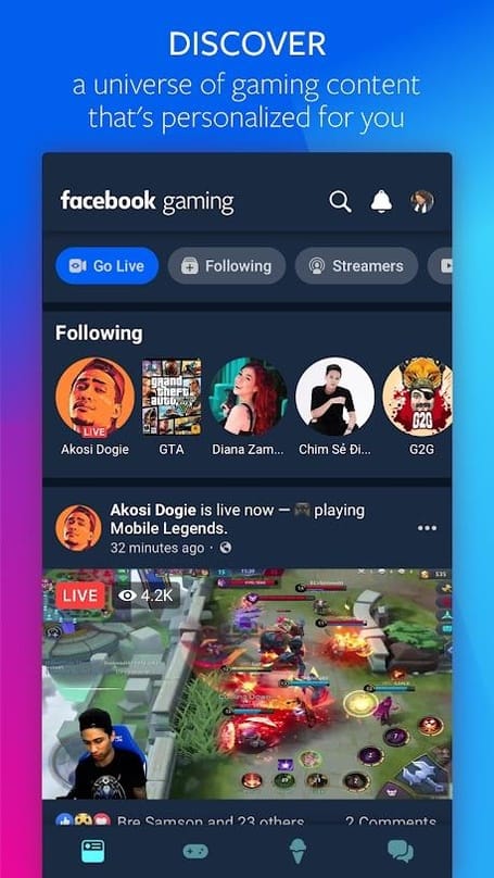 Facebook startet neue Gaming-App