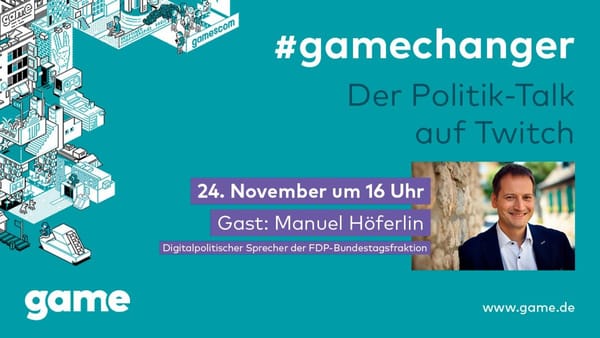 #gamechanger-Politik-Talk geht mit Manuel Höferlin (FDP) weiter