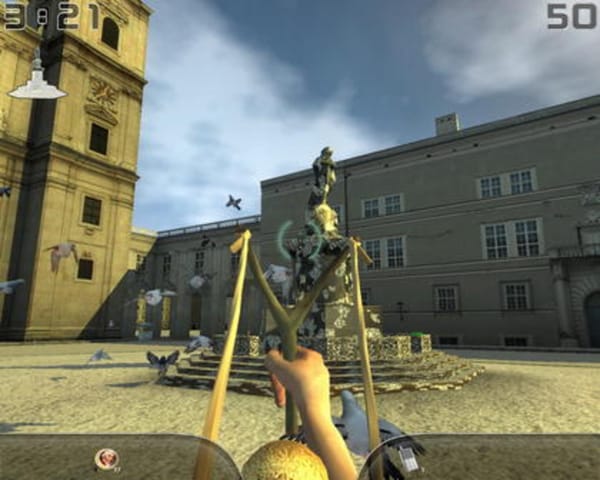 edel geht auf Taubenjagd