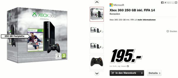 Media Markt spielt mit 360 und PS3 an der 200-Euro-Marke