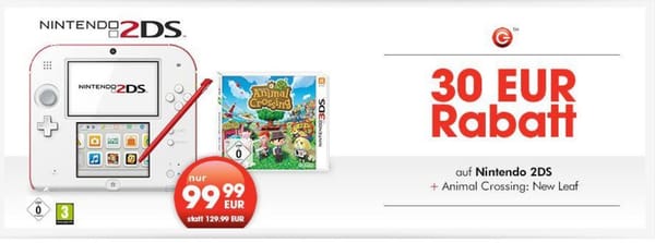 GameStop macht 2DS zum Oster-Schnäppchen