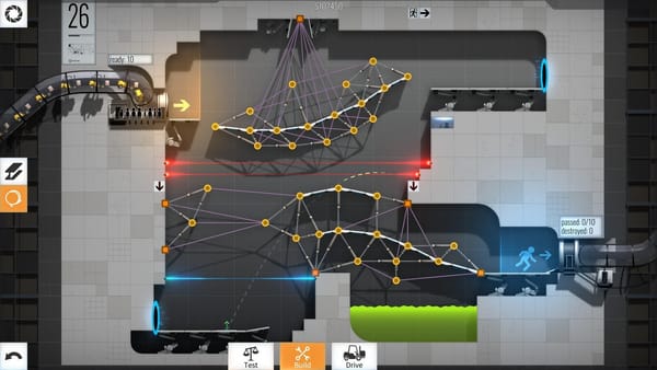 Headup konkretisiert "Bridge Constructor Portal" für Konsolen