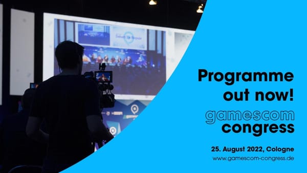 gamescom congress 2022 stellt das Programm vor