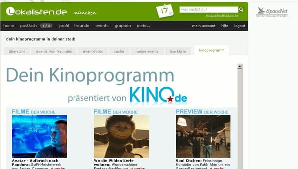 Lokalisten planen Kinobesuch mit kino.de